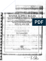 Water Supply Rule - JKR Requirement