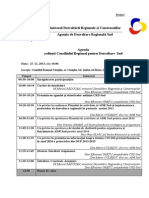 Agenda CRD Sud - 27 Decembrie,2013