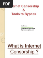 Internet Censorship and Tools To Bypass