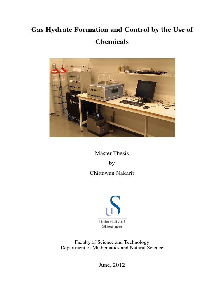 Kinetic Hydrate Inhibitors in Gas Pipelines | PDF | Properties Of Water ...