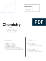 JR Term 3 Chemistry 2005