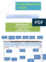 Exel Basica Funciones Fecha y Hora