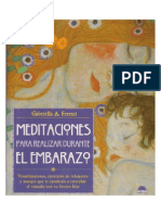 Libro Meditaciones para Realizar Durante El Embarazo