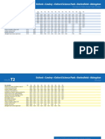 Bus Timetable - T2 & T3 - Oxford - Cowley - Oxford Science Park - Berinsfield - Abingdon