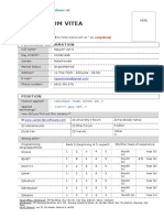 CV Form Fsoft