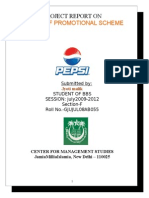 Project Report On Pepsi FBKC