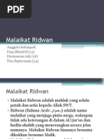 Malaikat Ridwan