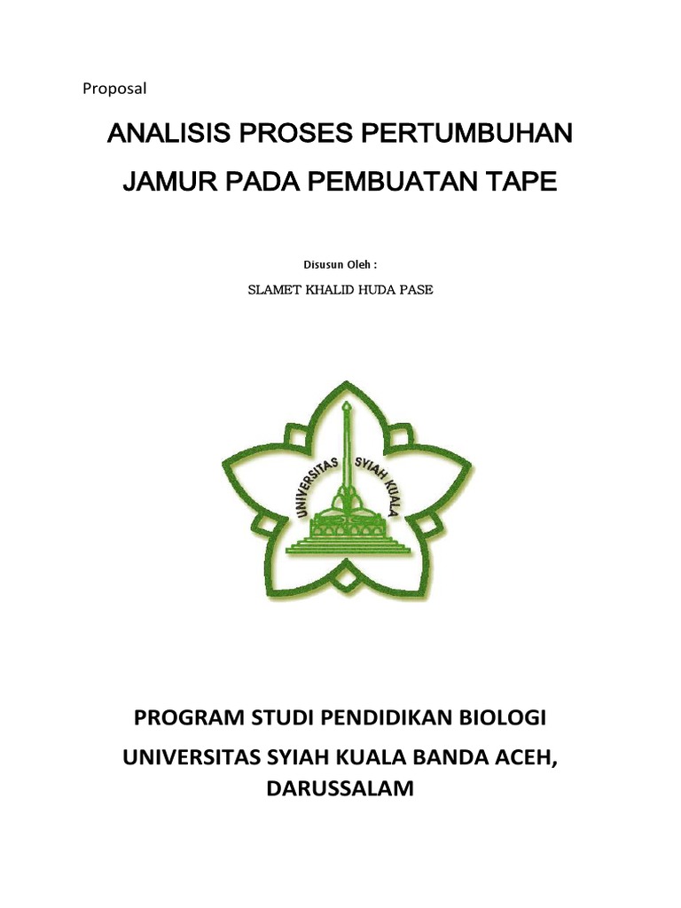 Proposal Penelitian Biologi
