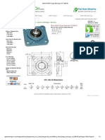 30mm 4-Bolt Flange Bearings UCF 206-30