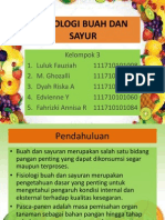 Fisiologi Buah Dan Sayur