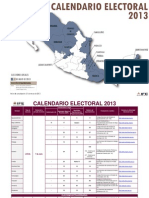 ISU Calendario Electoral 2013