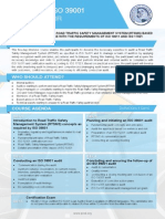 ISO 39001 Lead Auditor - Two Page Brochure