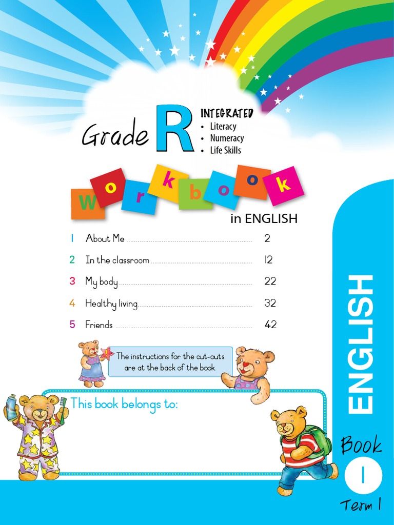 Grade R English Workbook Term 1 | PDF | Foot | Leisure