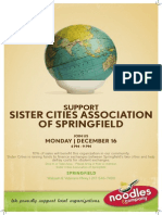 Sister Cities Association of Springfield: Support