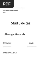 Download Chirurgie Studiu de Caz by Florin Minta SN190904363 doc pdf