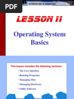 Lesson 11: Operating System Basics