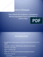 Crohn's Disease: Descriptive For Incidence / Prevalence Whole Population From Screening or Clinical Data