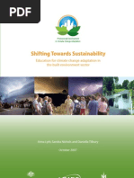 Education for Climate Change Adaptation in the Built Environment Sector