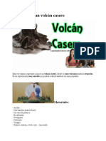 Cómo Hacer Un Volcán Casero