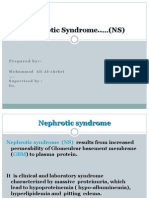 Nephrotic Syndrome.. (NS) : Prepared By