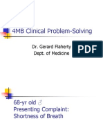 4MB Clinical Problem-Solving: Dr. Gerard Flaherty Dept. of Medicine