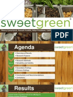 Sweetgreen Marketing Research Presentation