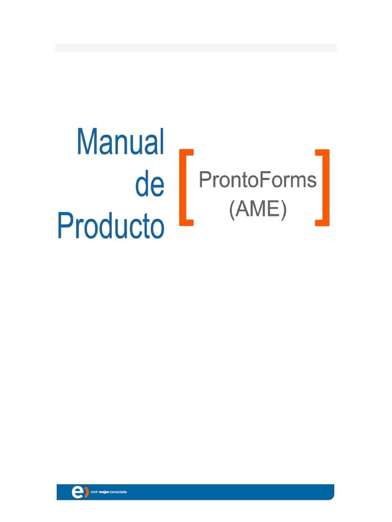 Tutorial de ProntoForms: Guía Rápida | PDF | Correo electrónico ...