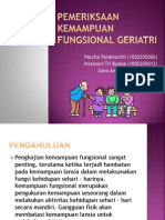 Kemampuan Fungsional Geriatri