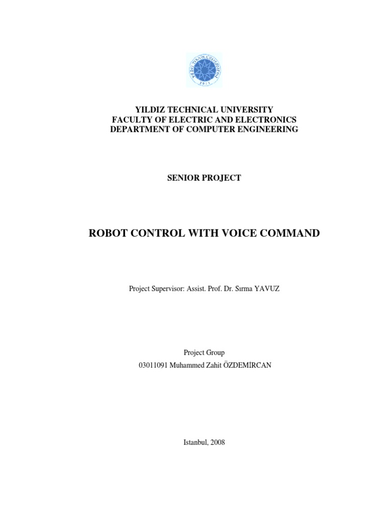 Robot Control With Voice Command | PDF