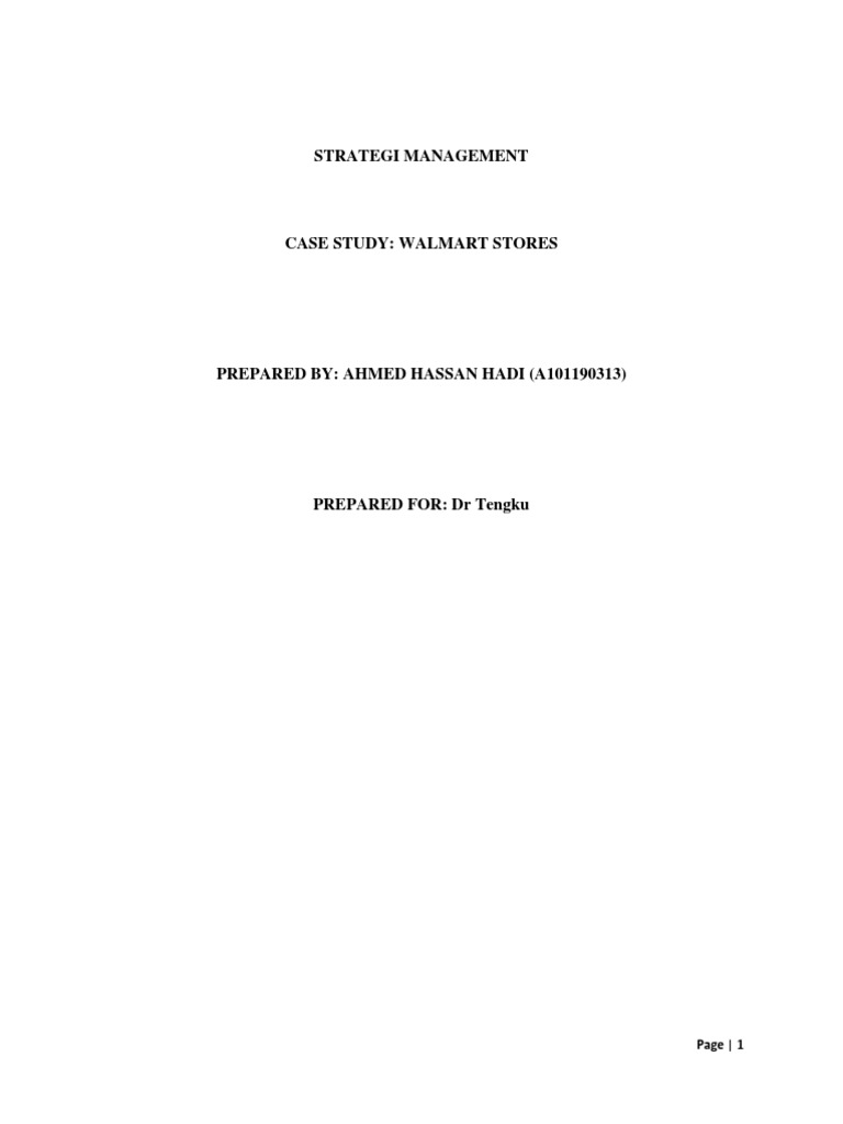 Case Study PDF Kmart Walmart