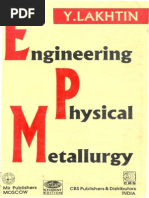 Physical Metallurgy by Vijendra Singh PDF Free 275: Download | PDF