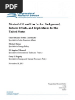 Mexico's Oil and Gas Sector -- Background and Issues -- CRS