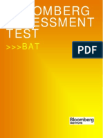 Bloomberg Assessment Test