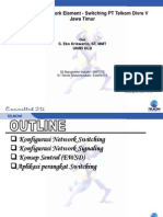 Konfigurasi Network Element - Switching PT Telkom Divre V Jawa Timur