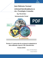 Práctica 9. Construcción de un sistema de adquisición de datos