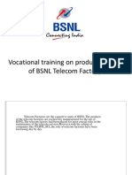 Vocational Training On Production Unit of BSNL Telecom Factory