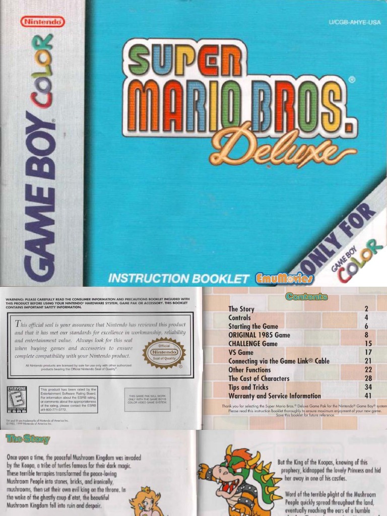 Super Mario Bros. Deluxe (USA, Europe) (Rev B) | PDF