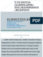 Report On Digital Signal (BPSK, QPSK) Generation, Transmission & Reception