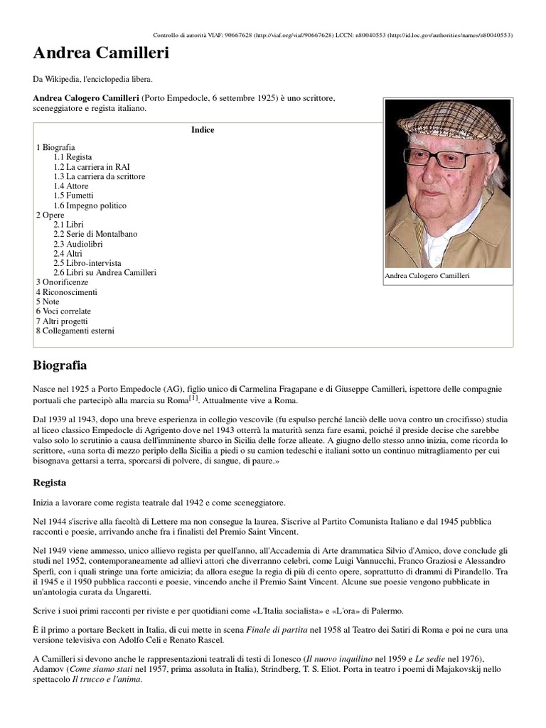 Andrea Camilleri Wikipedia