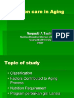 Nutrition Care in Aging: Nurpudji A Taslim