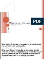 Teoría Del Mercado Oferta y Demanda