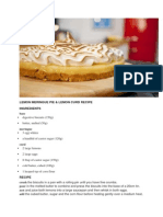 Lemon Meringue Pie & Lemon Curd Recipe