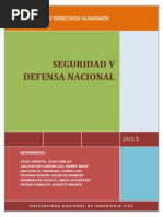SEGURIDAD Y DEFENSA NACIONAL EN EL PERÚ