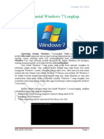 Cara Instal Windows 7 Lengkap