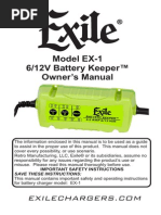 Download Retrosound Exile  battery charger manual by Michael Robbins SN190991732 doc pdf