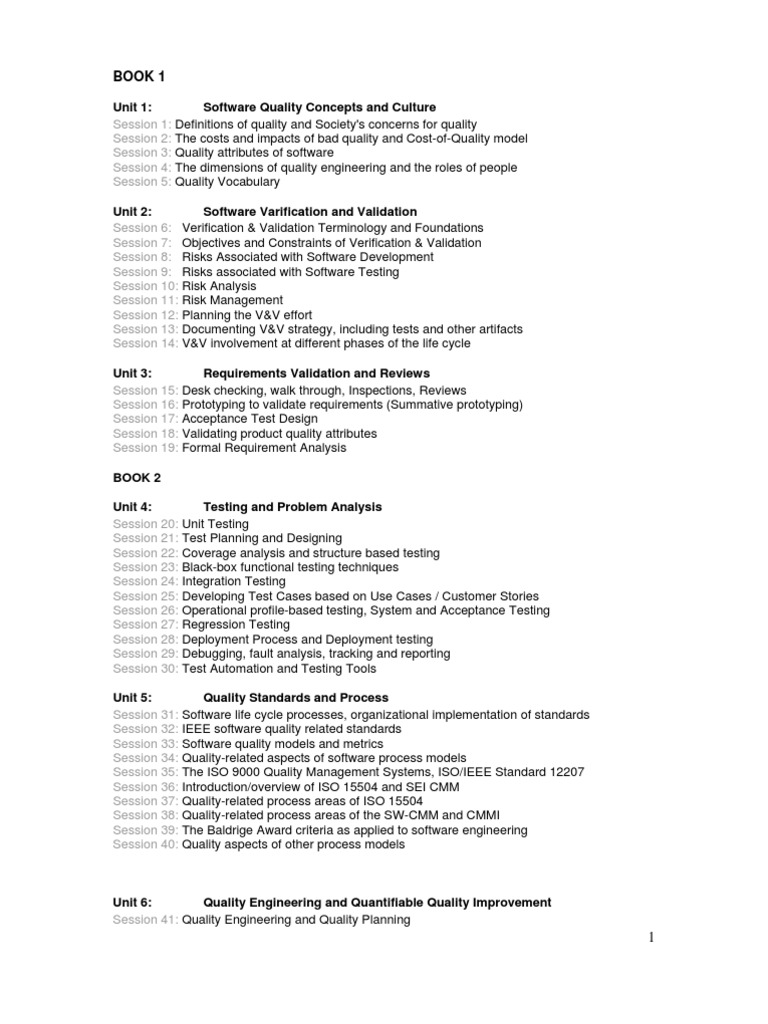 ECX5267 - Software Testing & Quality Assurance Book 1 (C) OUSL | PDF ...