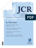 Journal of CyberTherapy and Rehabilitation, Volume 1, Issue 3, 2008