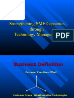 Strengthening SME Capacities Through Technology Management