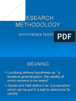 Hypothesis Testing