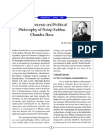 Social, Economic and Political Philosophy of Netaji Subhas Chandra Bose